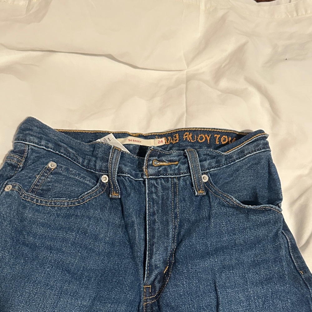 Levi's Women's Blue Boyfriend Jeans